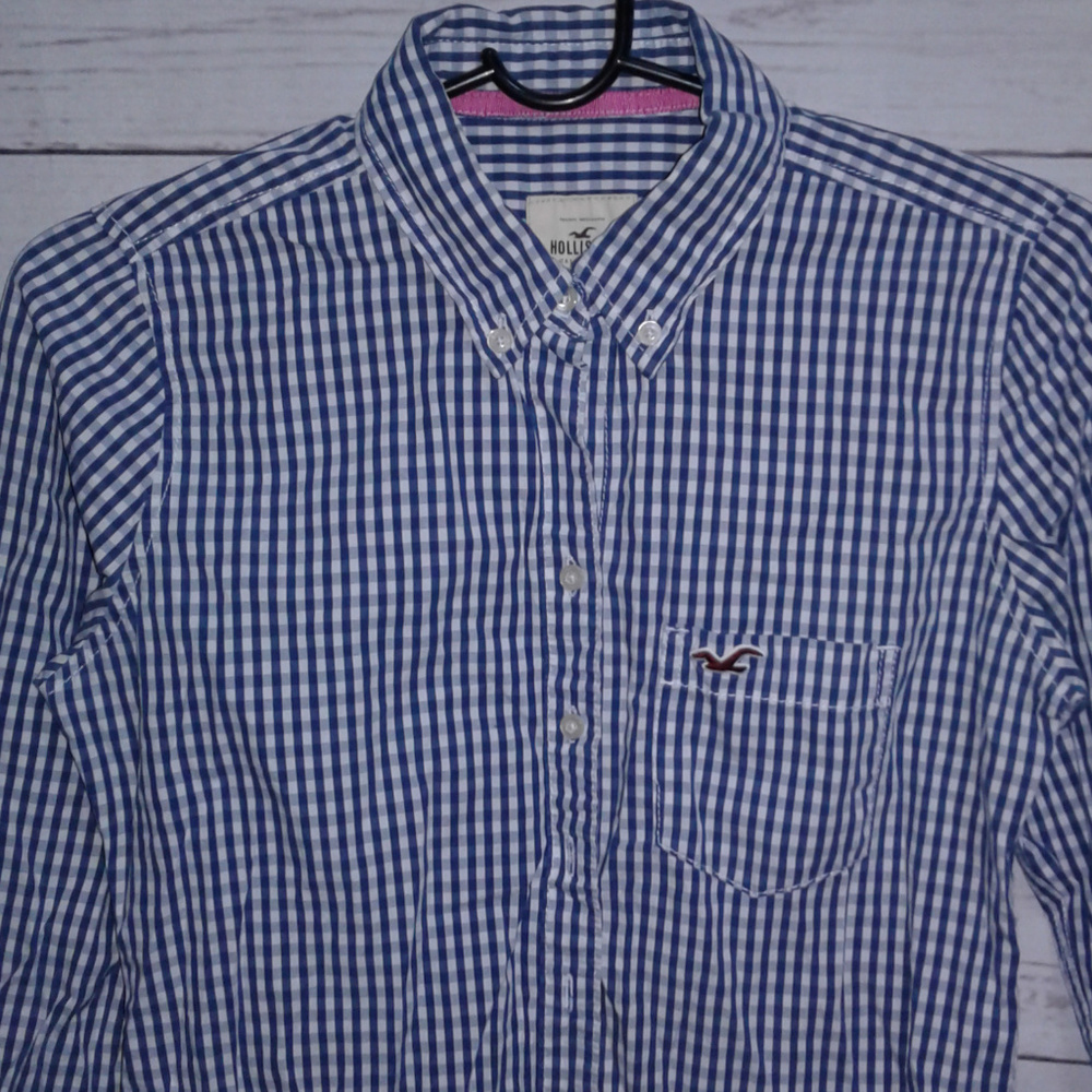 Hollister Gingham Button Down Shirt - image 2